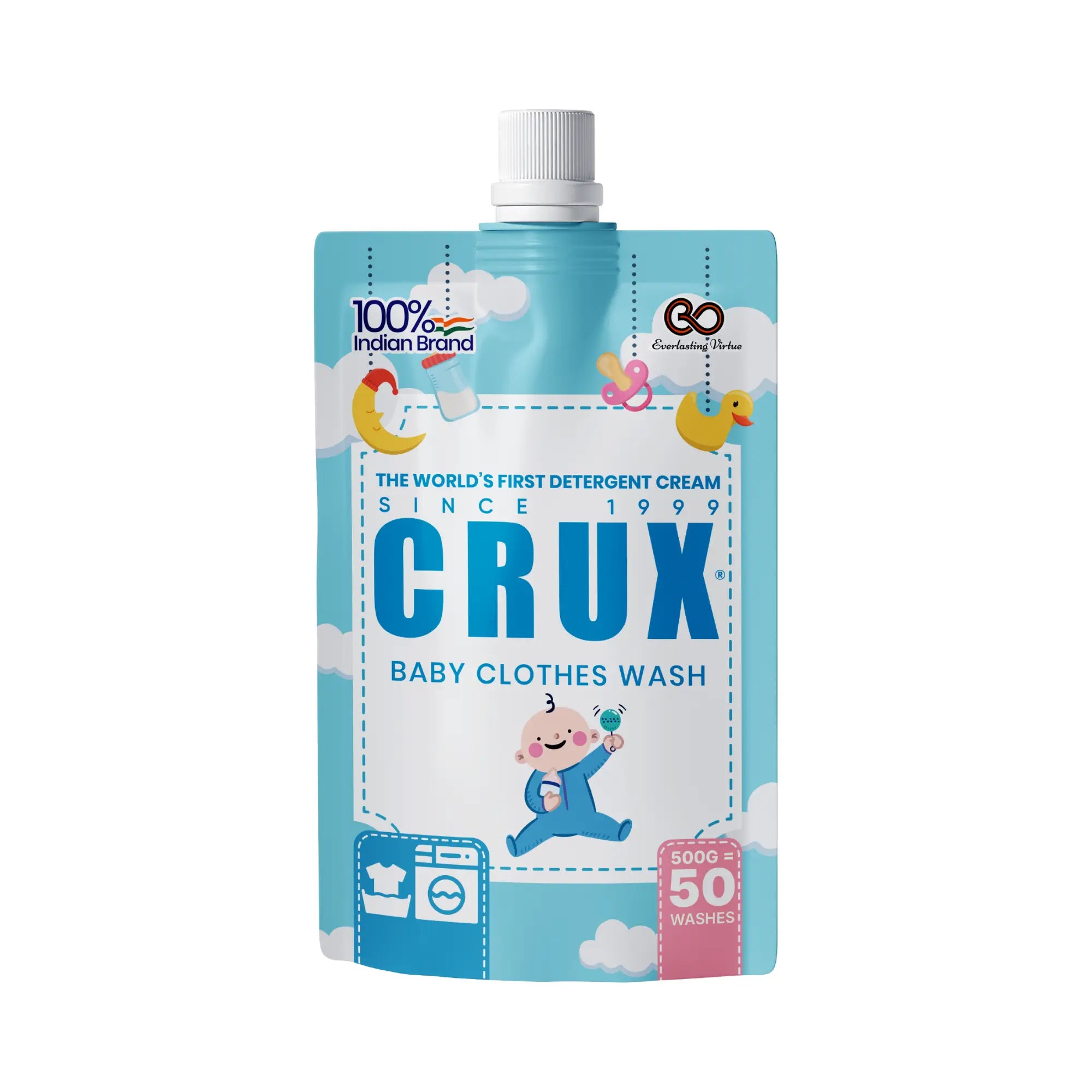 CRUX Baby Clothes Wash Cream – Hypoallergenic