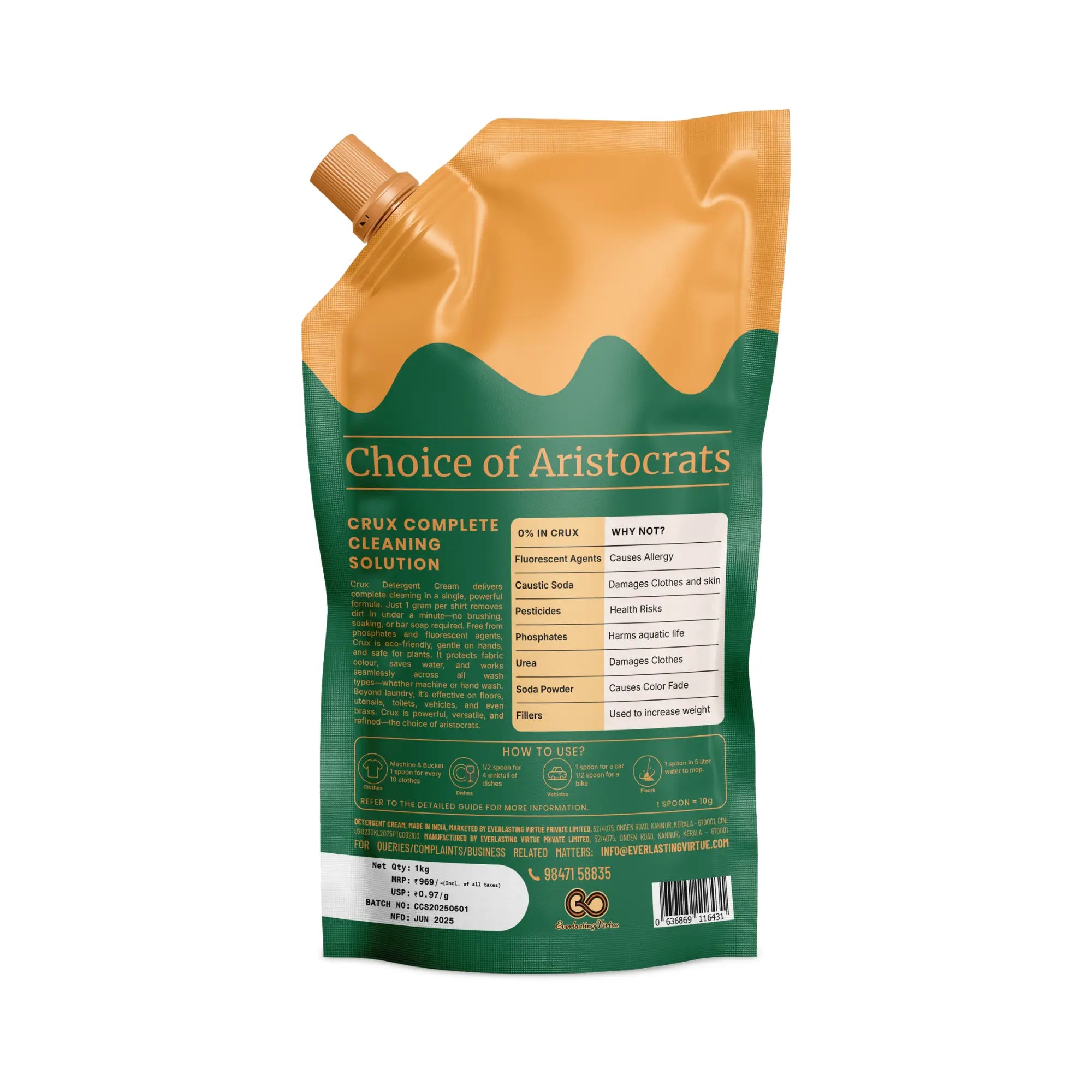 CRUX Complete Cleaning Cream – All-in-One