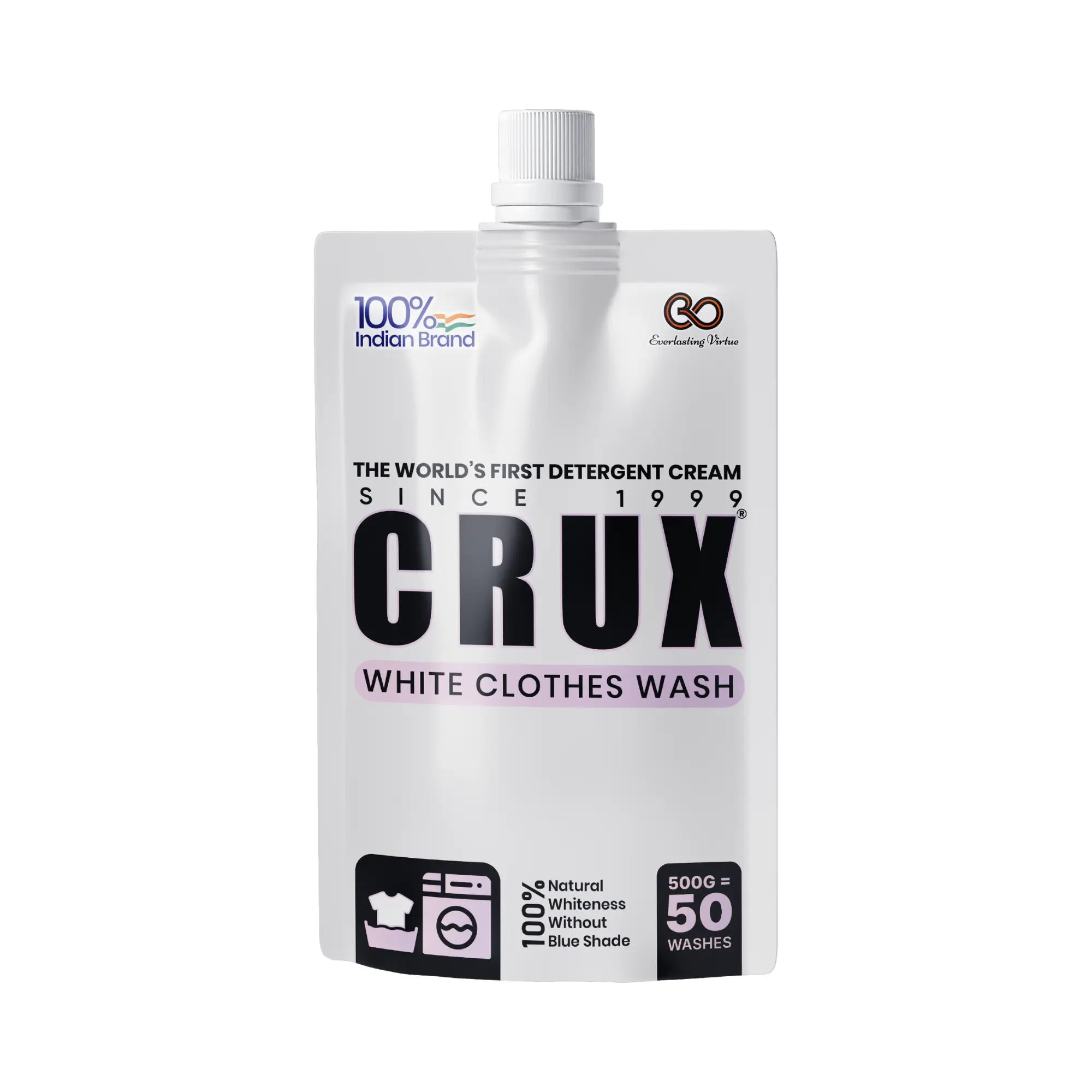 CRUX White Clothes Wash Cream – No Fluorescence