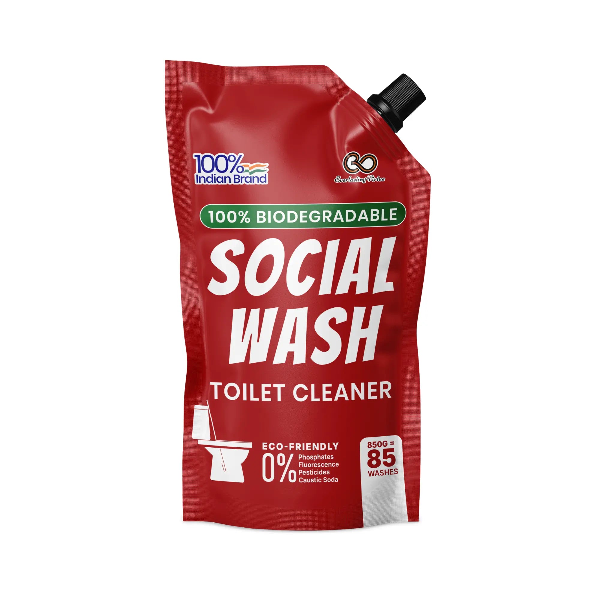 SOCIAL WASH Toilet Cleaner – Biodegradable